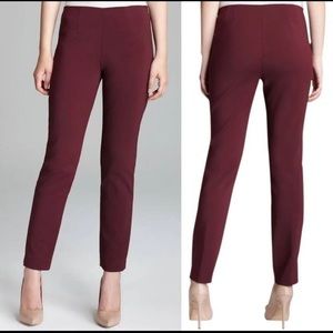 Theory Belisa Dress Pants Burgundy